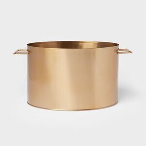 Open Box - Threshold - Metal Oval Beverage Tub Gold - Threshold Gold